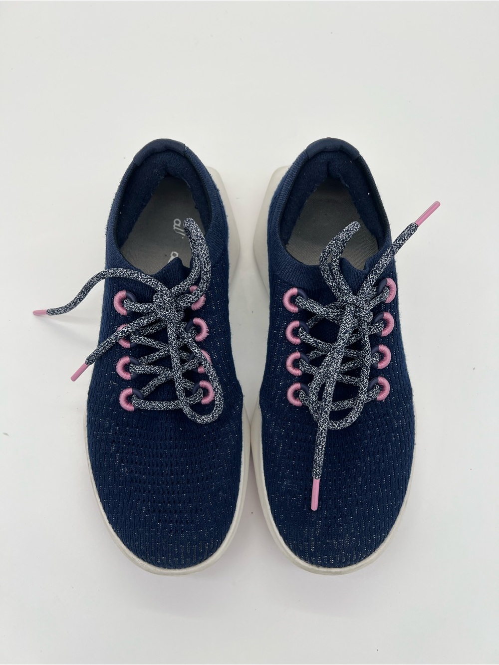 Allbirds Women’s Tree Dasher 2 Navy and Pink size 8